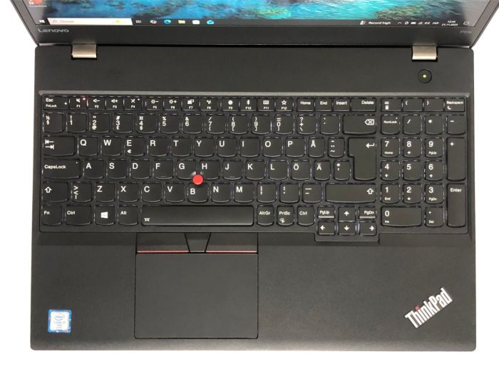 Мобільна робоча станція Lenovo ThinkPad P51s / 15,6" (1920x1080) IPS / Intel Core i7-6600U (2 (4) ядра по 2,6 - 3,4 ГГц) / 16 ГБ DDR4 / 256 ГБ SSD NVMe / nVidia Quadro M520, 2 ГБ GDDR5, 64-біт / WebCam / Win 10 Pro / 2 АКБ б/в - зображення 8